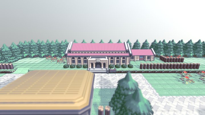 Pewter City 3D Model