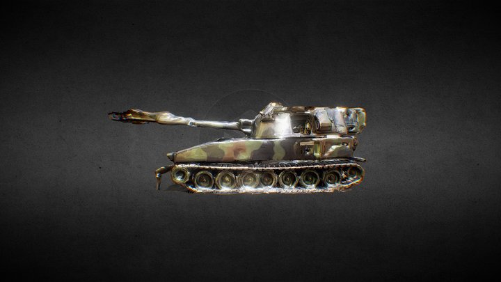 Tank - Canadian War Museum 3D Model