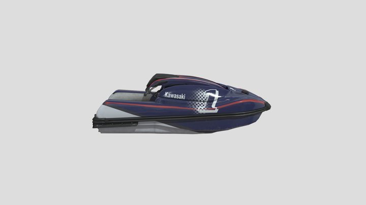 Jetski Kawasaki Sx-r 3D Model