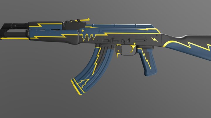 AK-47 | Snapper 3D Model