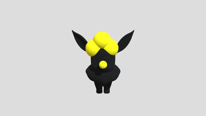 CE Clown Eevee (-1) 3D Model