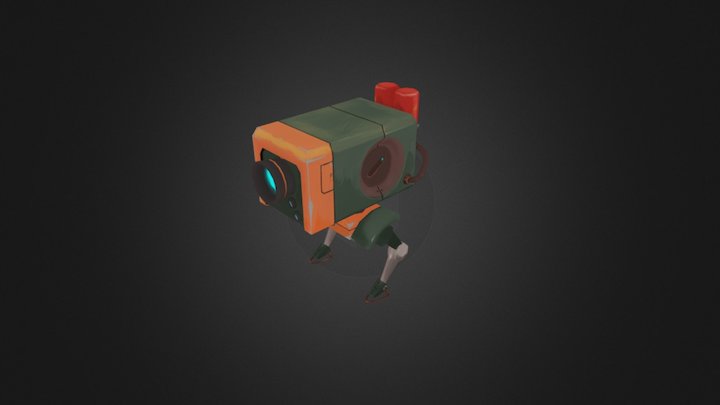 Box Bot 3D Model
