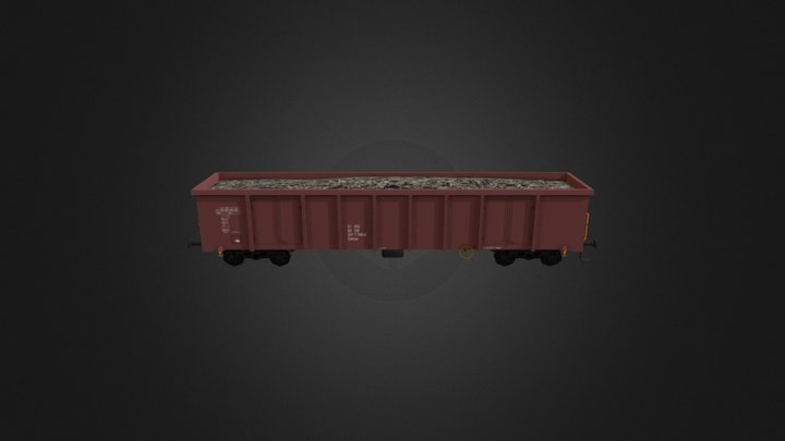 Eanos open wagon 3D Model