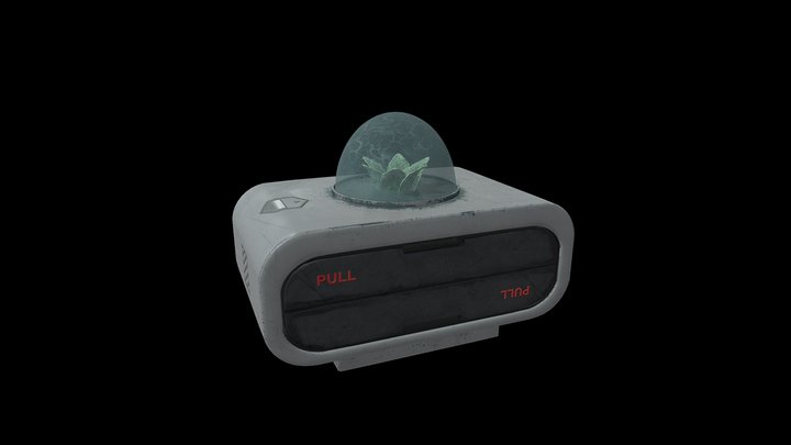 Scifi Bedside-Prop 3D Model