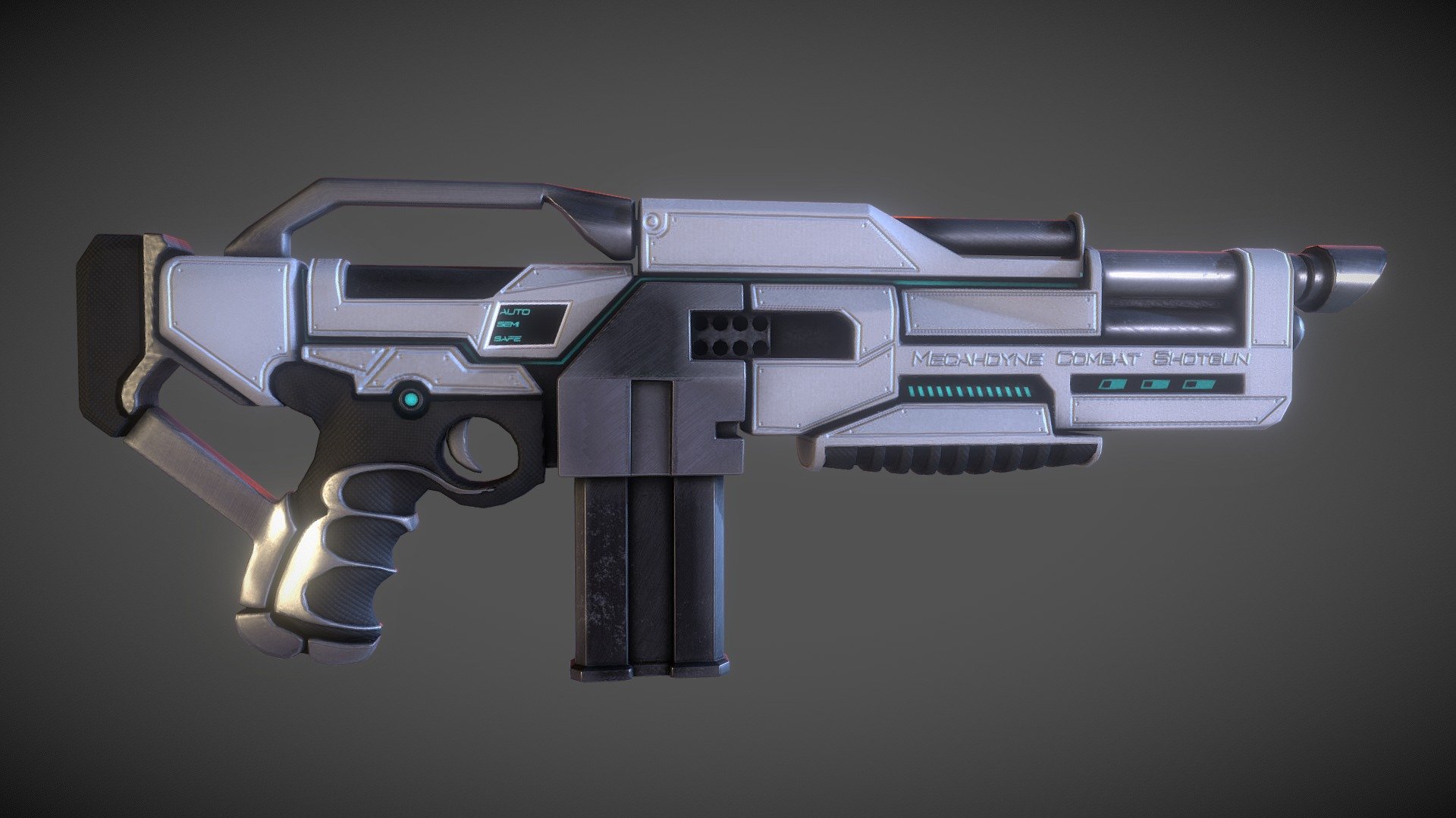 SciFi Combat shotgun - Buy Royalty Free 3D model by Kim Niemann (@kimn ...