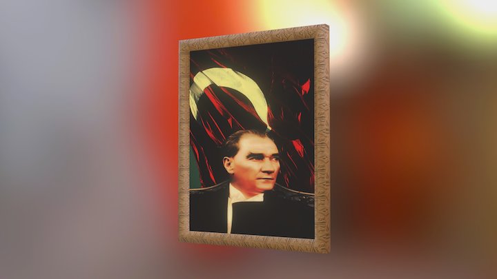 Atatürk Tablosu/Ataturk Table 3D Model