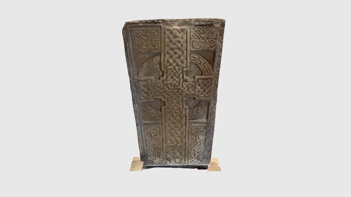 Pictish class III cross-slab 3D Model