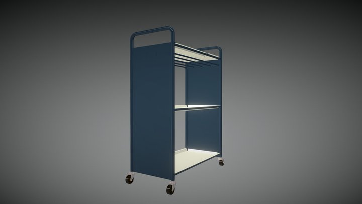 Bookcart 3D Model