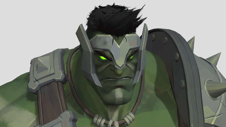 Marvel_Rivals_Hulk_Green_Scar 3D Model
