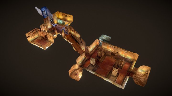 Tomb Of Nefertari, QV 66, Valley Of The Queens 3D Model