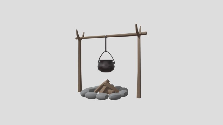 SM_ CookingCraftFire 3D Model