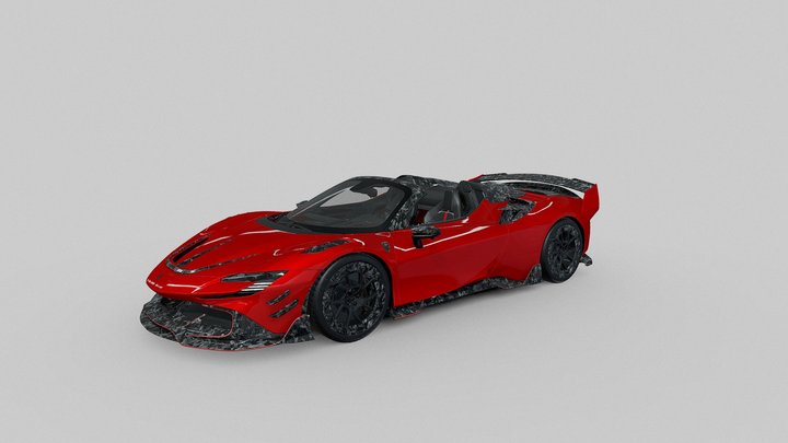 Ferrari sf90Spider  mansory 3D Model