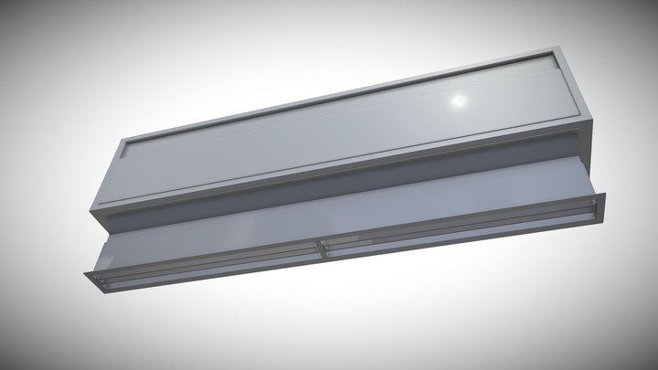 Rosenberg Air Curtain INVISAIR by Airtecnics 3D Model