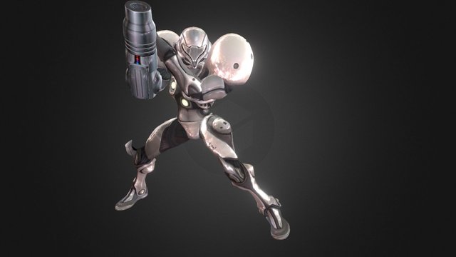 Light Suit Samus 3D Model