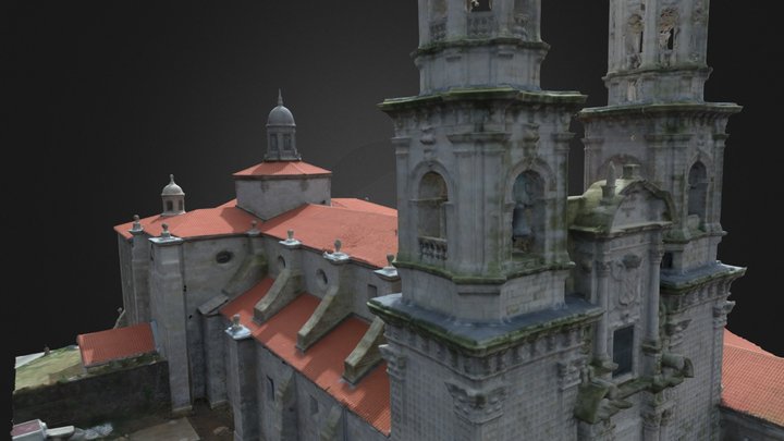 Iglesia de Sobrado dos Monxes 3D Model