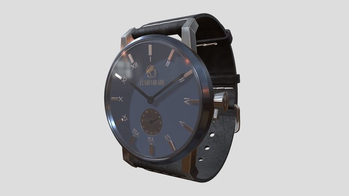 Cutio volare sport watch 3D model 3D Model