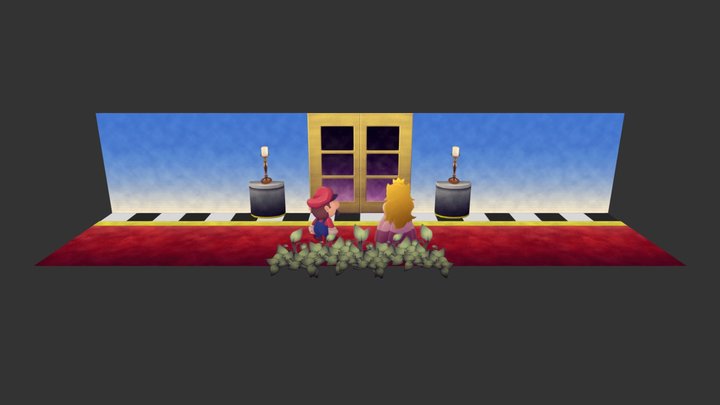 PAPER MARIO | Castle in the Sky 3D Model