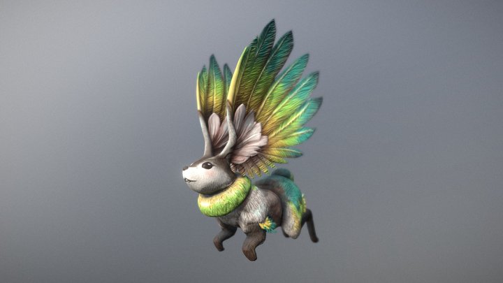Granblue Fantasy Wind Rabbit 3D Model