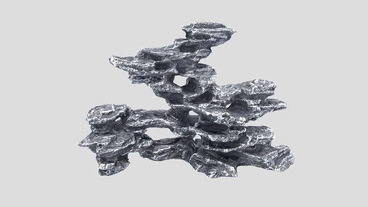 수조 인테리어 돌 어항 바위 / Fish tank Rock 3D Model