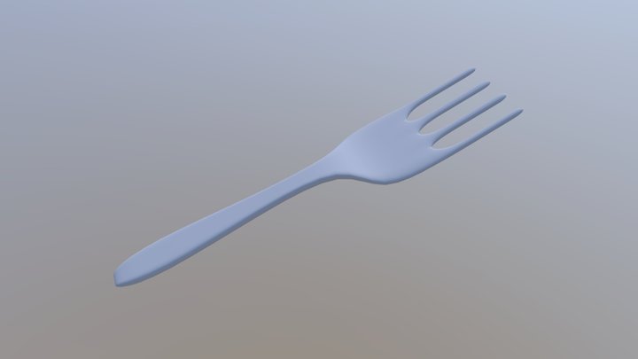 Fork 3D Model