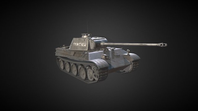 Panzerkampfwagen V Panther 3D Model
