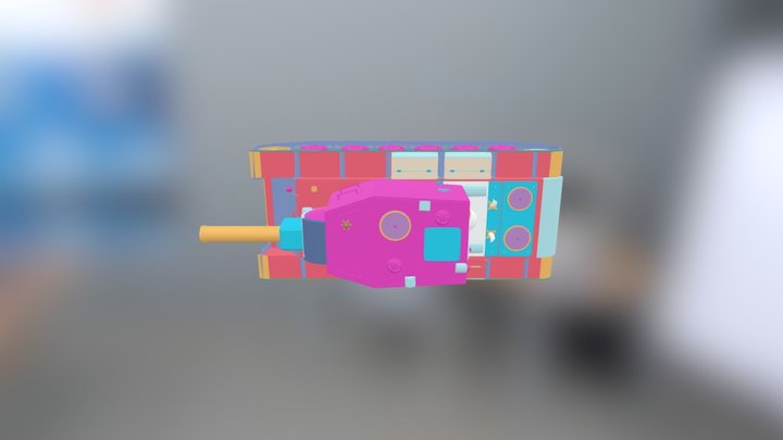 KV-2 Heavy tank 3D Model