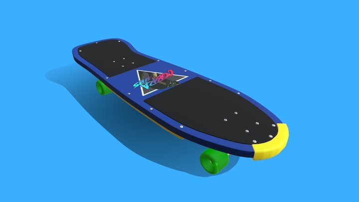 My First Skateboard '90s 3D Model