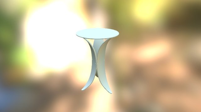 Latica Bar Table 3D Model