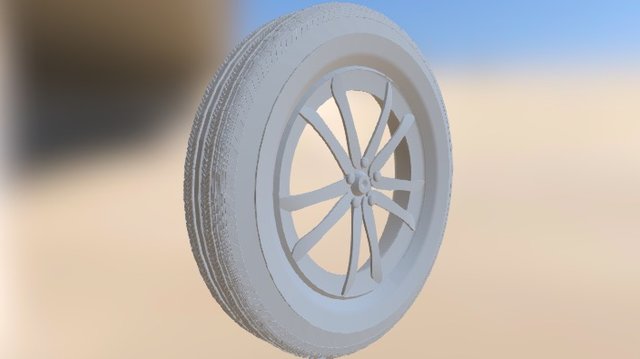 160124 Wheel 4 3D Model