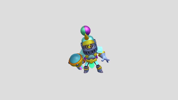 Barley Unicornknight Win 3D Model