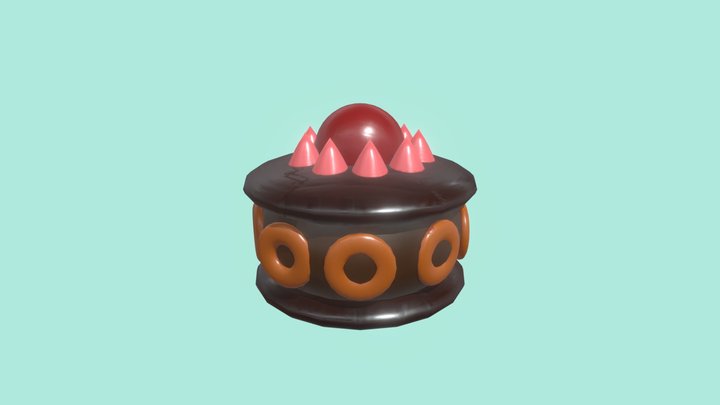 Donut Cake 3D Model