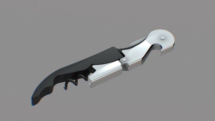 Corkscrew 3D Model 3D Model