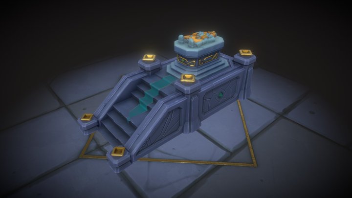 Dwarf King Grave 3D Model