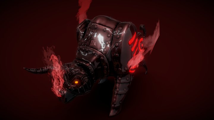 2021 - Year of the Metal Ox - Dark Metal – Free 3D Model STL