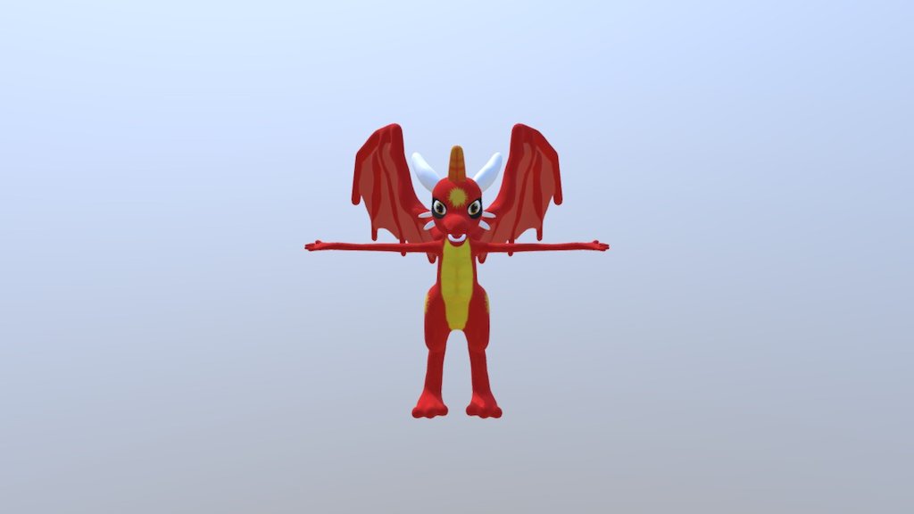 Character Dragon Cartoon CGI
