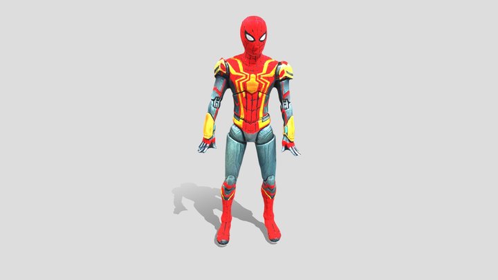 Spiderman action figure 3D Model