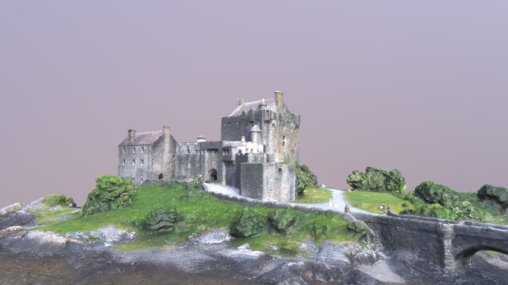 Eilean Donan Castle 3D Model