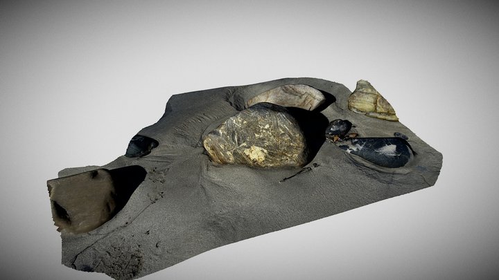 Boulders on Magheraroarty Beach – Free 3D Model STL