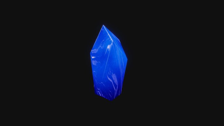 Low Poly Crystal – Modello 3D gratuito STL