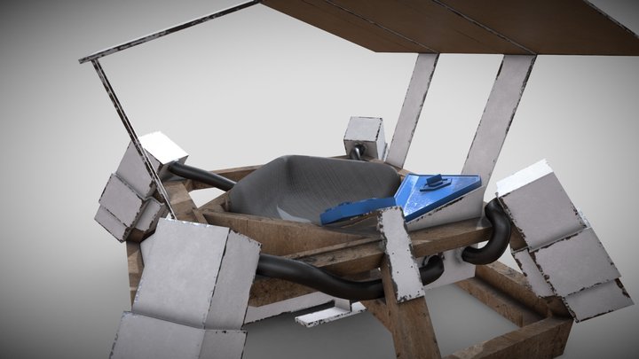 garage aircraft 3D Model