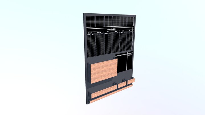 Wandorganizer 3D Model