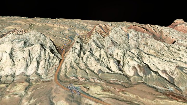 San Rafael Swell 3D Model