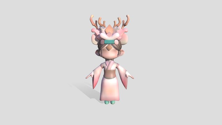 animatedgirl 3D Model