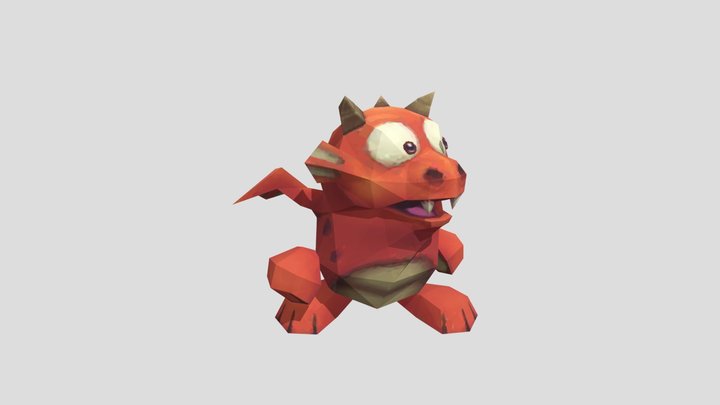 Chicken Gun Unused Mini dragon 3D Model