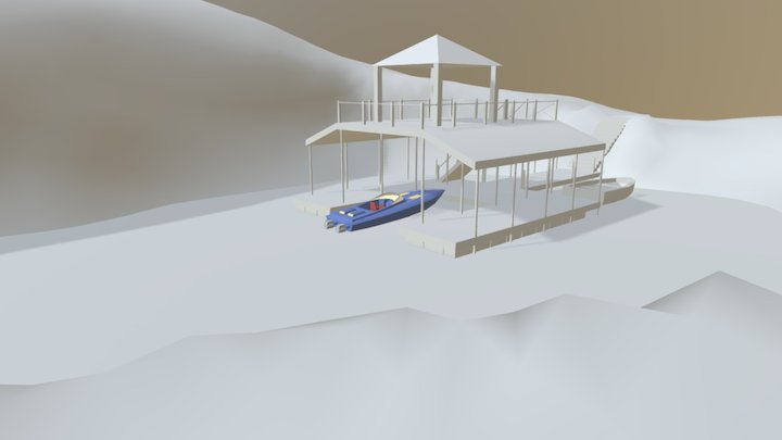 Lake dock [WIP] 3D Model