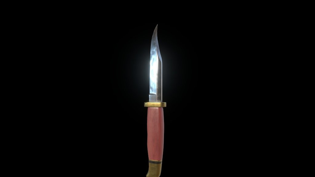 Knife chall low poly + bake