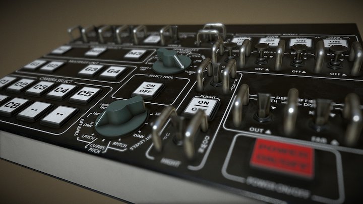 controls board 3D Model
