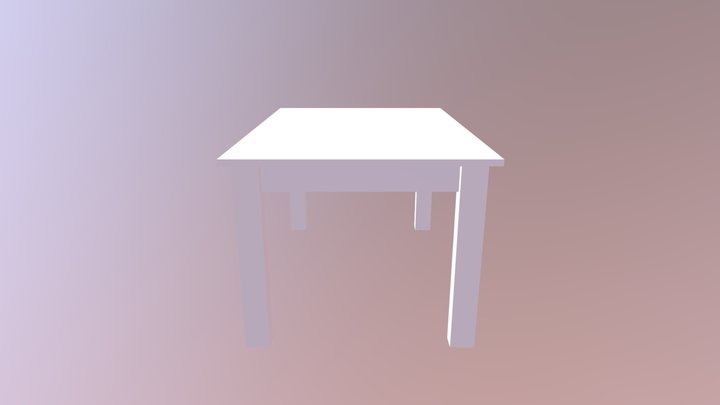 Home Desk 3D Model
