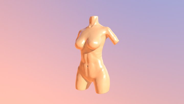 29 Sculpt January: Female Torso 3D Model
