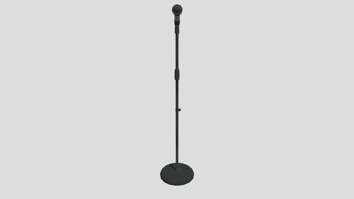 SM_Microphone 3D Model